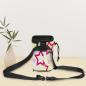 Preview: NomNom Bag Bärbel - Leckerchenbeutel, Leckerli, Futterbeutel, bunt, Oxfordstoff, Mix, Mischling, SOKA, Listenhund, Bullterrier, Bulli